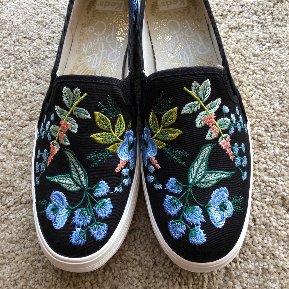 Keds x Rifle Paper Co. Embroidered Herb Garden